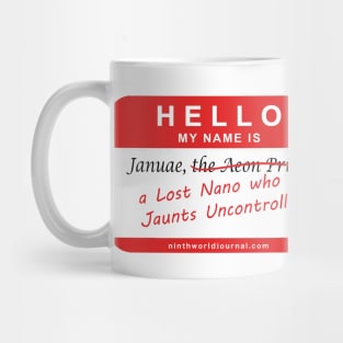 Hello My Name Is... mugs and stickers Mug